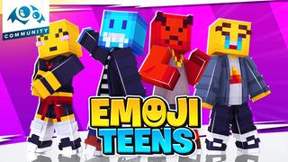 Thumbnail of the Minecraft Bedrock Marketplace product Emoji Teens created by Monster Egg Studios.