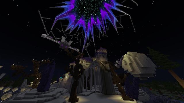 Screenshot of the Minecraft Bedrock Marketplace product End Base created by Monster Egg Studios.