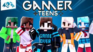 Thumbnail of the Minecraft Bedrock Marketplace product Gamer Teens created by Monster Egg Studios.