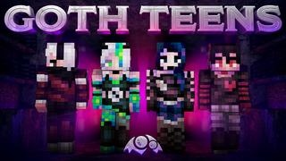 Thumbnail of the Minecraft Bedrock Marketplace product Goth Teens created by Monster Egg Studios.