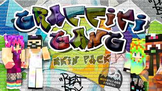 Thumbnail of the Minecraft Bedrock Marketplace product Graffiti Gang created by Monster Egg Studios.