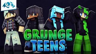 Thumbnail of the Minecraft Bedrock Marketplace product Grunge Teens created by Monster Egg Studios.