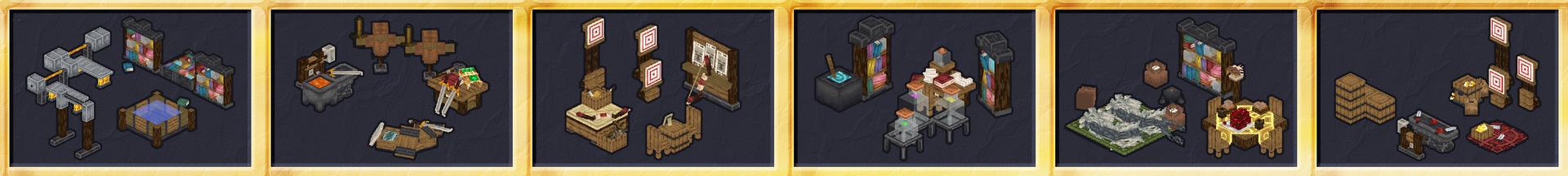 Panorama of the Minecraft Bedrock Marketplace product Heroes created by Monster Egg Studios.