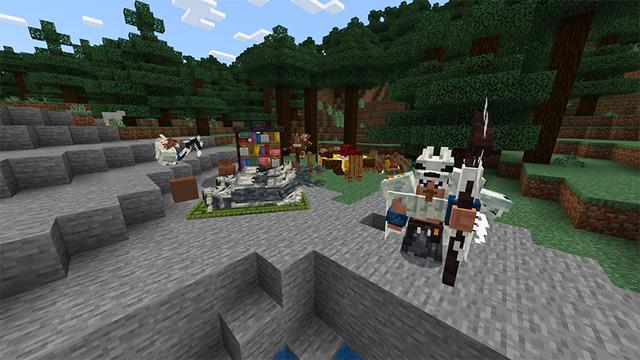 Screenshot of the Minecraft Bedrock Marketplace product Heroes created by Monster Egg Studios.