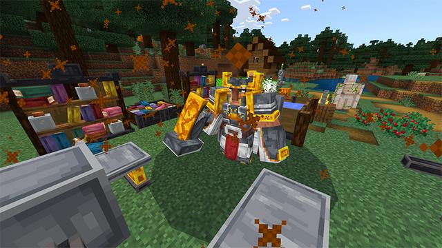 Screenshot of the Minecraft Bedrock Marketplace product Heroes created by Monster Egg Studios.