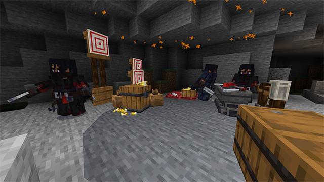 Screenshot of the Minecraft Bedrock Marketplace product Heroes created by Monster Egg Studios.
