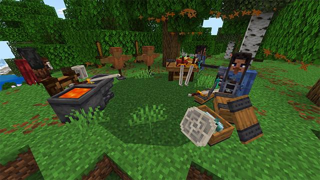 Screenshot of the Minecraft Bedrock Marketplace product Heroes created by Monster Egg Studios.