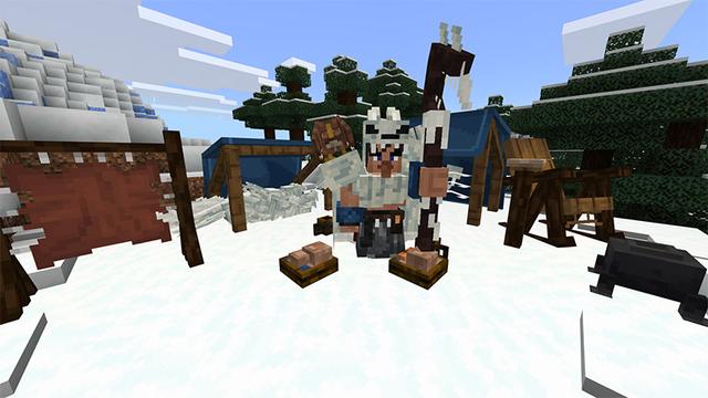Screenshot of the Minecraft Bedrock Marketplace product Heroes created by Monster Egg Studios.
