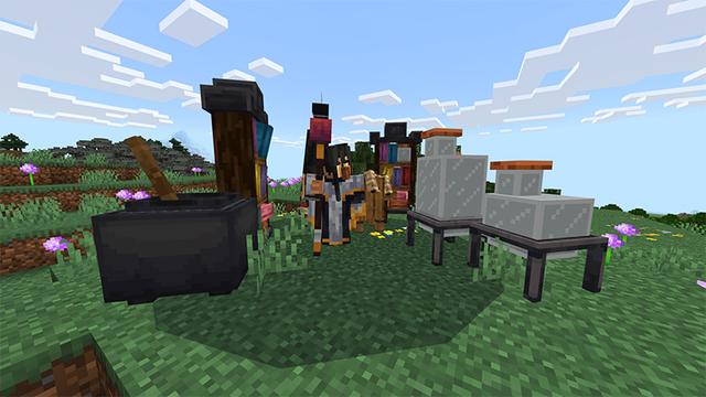 Screenshot of the Minecraft Bedrock Marketplace product Heroes created by Monster Egg Studios.