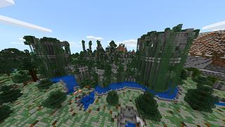 Screenshot of the Minecraft Bedrock Marketplace product Hidden Village created by Monster Egg Studios.