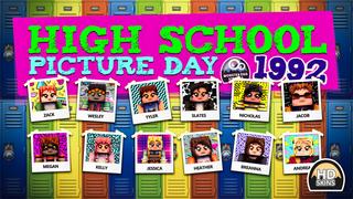 Thumbnail of the Minecraft Bedrock Marketplace product High School Picture Day 1992 created by Monster Egg Studios.