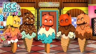 Thumbnail of the Minecraft Bedrock Marketplace product Ice Cream Treats HD created by Monster Egg Studios.