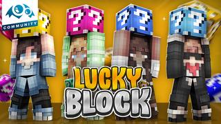 Thumbnail of the Minecraft Bedrock Marketplace product Lucky Block created by Monster Egg Studios.