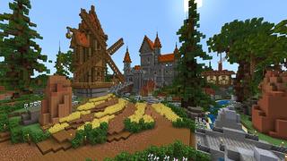 Screenshot of the Minecraft Bedrock Marketplace product Magic Attack created by Monster Egg Studios.