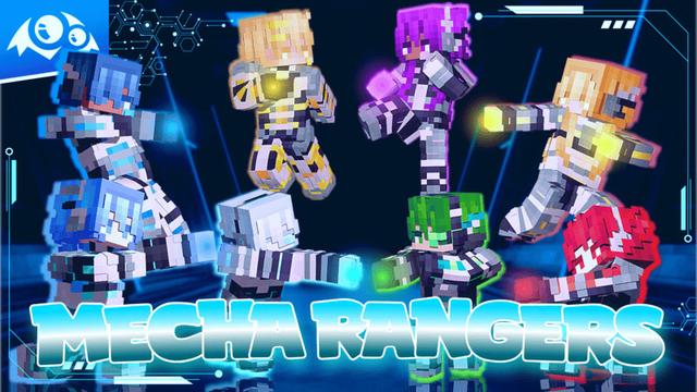 Thumbnail of the Minecraft Bedrock Marketplace product Mecha Rangers created by Monster Egg Studios.