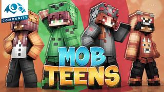 Thumbnail of the Minecraft Bedrock Marketplace product Mob Teens created by Monster Egg Studios.
