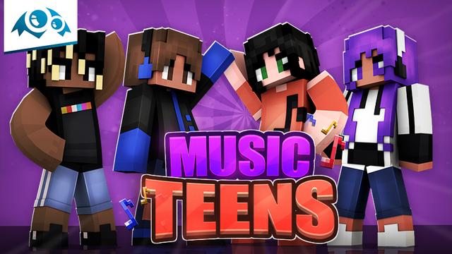 Thumbnail of the Minecraft Bedrock Marketplace product Music Teens created by Monster Egg Studios.