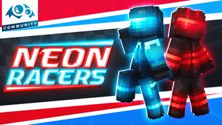 Thumbnail of the Minecraft Bedrock Marketplace product Neon Racers created by Monster Egg Studios.