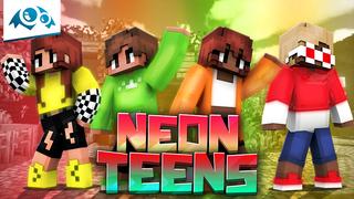 Thumbnail of the Minecraft Bedrock Marketplace product Neon Teens created by Monster Egg Studios.