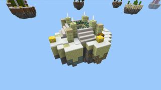Screenshot of the Minecraft Bedrock Marketplace product New Year Lucky Skyblock created by Monster Egg Studios.