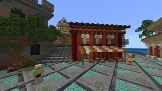 Screenshot of the Minecraft Bedrock Marketplace product Ocean Retreat created by Monster Egg Studios.