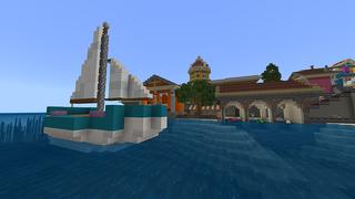 Screenshot of the Minecraft Bedrock Marketplace product Ocean Retreat created by Monster Egg Studios.