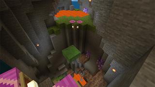 Screenshot of the Minecraft Bedrock Marketplace product Parkour Monoliths created by Monster Egg Studios.