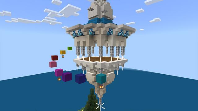 Screenshot of the Minecraft Bedrock Marketplace product Parkour Monoliths created by Monster Egg Studios.