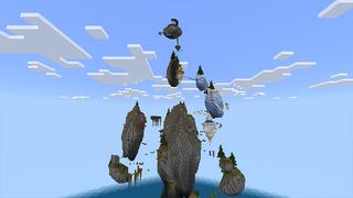 Screenshot of the Minecraft Bedrock Marketplace product Parkour Monoliths created by Monster Egg Studios.