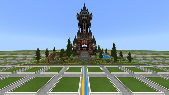 Screenshot of the Minecraft Bedrock Marketplace product Plot World created by Monster Egg Studios.