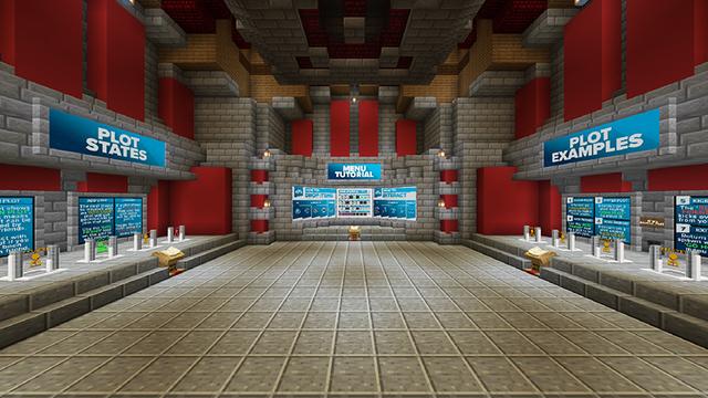 Screenshot of the Minecraft Bedrock Marketplace product Plot World created by Monster Egg Studios.