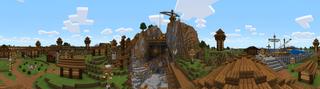 Panorama of the Minecraft Bedrock Marketplace product Quarry created by Monster Egg Studios.