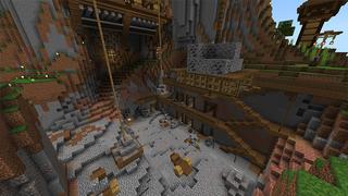 Screenshot of the Minecraft Bedrock Marketplace product Quarry created by Monster Egg Studios.
