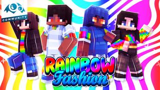 Thumbnail of the Minecraft Bedrock Marketplace product Rainbow Fashion created by Monster Egg Studios.