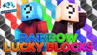Thumbnail of the Minecraft Bedrock Marketplace product Rainbow Lucky Blocks created by Monster Egg Studios.