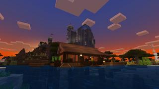 Screenshot of the Minecraft Bedrock Marketplace product Ridgedale created by Monster Egg Studios.