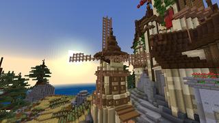Screenshot of the Minecraft Bedrock Marketplace product Rosedale Isle created by Monster Egg Studios.
