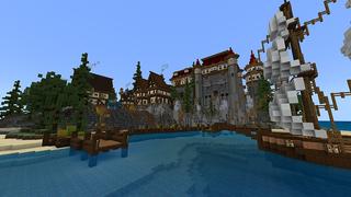 Screenshot of the Minecraft Bedrock Marketplace product Rubidus Island created by Monster Egg Studios.