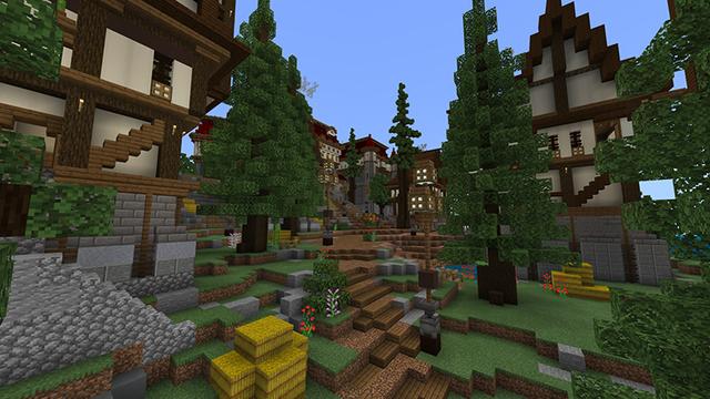 Screenshot of the Minecraft Bedrock Marketplace product Rubidus Island created by Monster Egg Studios.