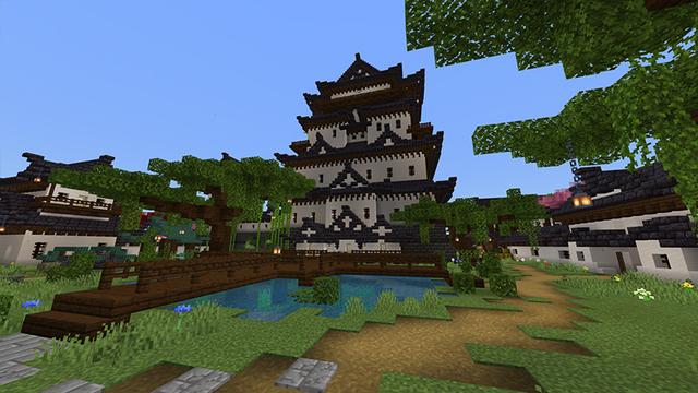 Screenshot of the Minecraft Bedrock Marketplace product Samurai Sanctuary created by Monster Egg Studios.