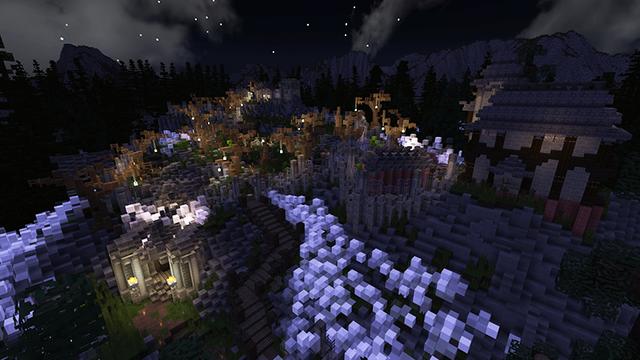 Screenshot of the Minecraft Bedrock Marketplace product Shiver Mist Exiled created by Monster Egg Studios.