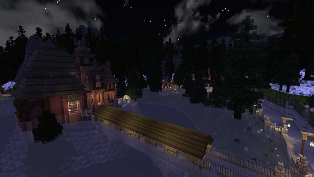 Screenshot of the Minecraft Bedrock Marketplace product Shiver Mist Exiled created by Monster Egg Studios.