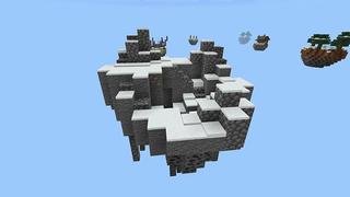 Screenshot of the Minecraft Bedrock Marketplace product Snowy Skyblock created by Monster Egg Studios.
