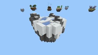 Screenshot of the Minecraft Bedrock Marketplace product Snowy Skyblock created by Monster Egg Studios.