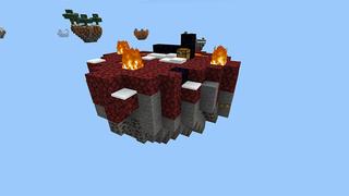 Screenshot of the Minecraft Bedrock Marketplace product Snowy Skyblock created by Monster Egg Studios.