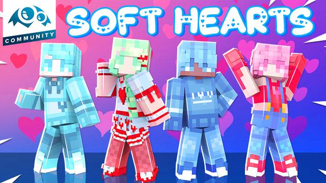 Thumbnail of the Minecraft Bedrock Marketplace product Soft Hearts created by Monster Egg Studios.