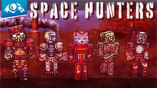 Thumbnail of the Minecraft Bedrock Marketplace product Space Hunters created by Monster Egg Studios.