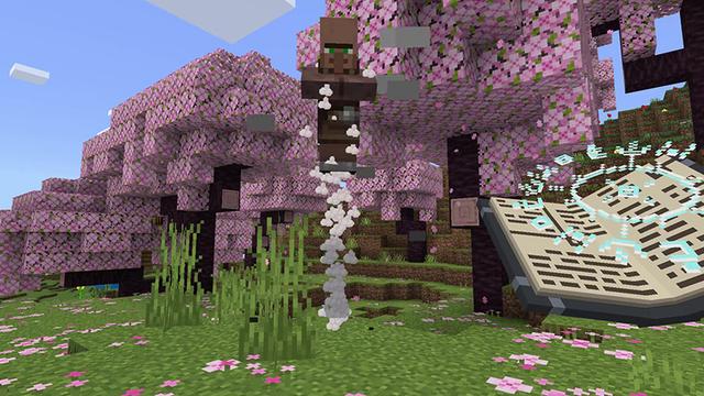 Screenshot of the Minecraft Bedrock Marketplace product Spellbook created by Monster Egg Studios.