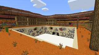 Screenshot of the Minecraft Bedrock Marketplace product Spleef created by Monster Egg Studios.