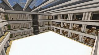 Screenshot of the Minecraft Bedrock Marketplace product Spleef created by Monster Egg Studios.